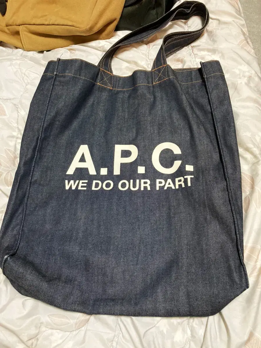 아페쎄 apc 데님 토트백